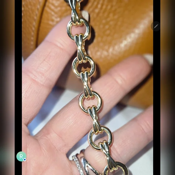 EuC YUZEFI Scallop Scallop BAG Pebble Grained Cinnamon With Tags - Picture 16 of 16